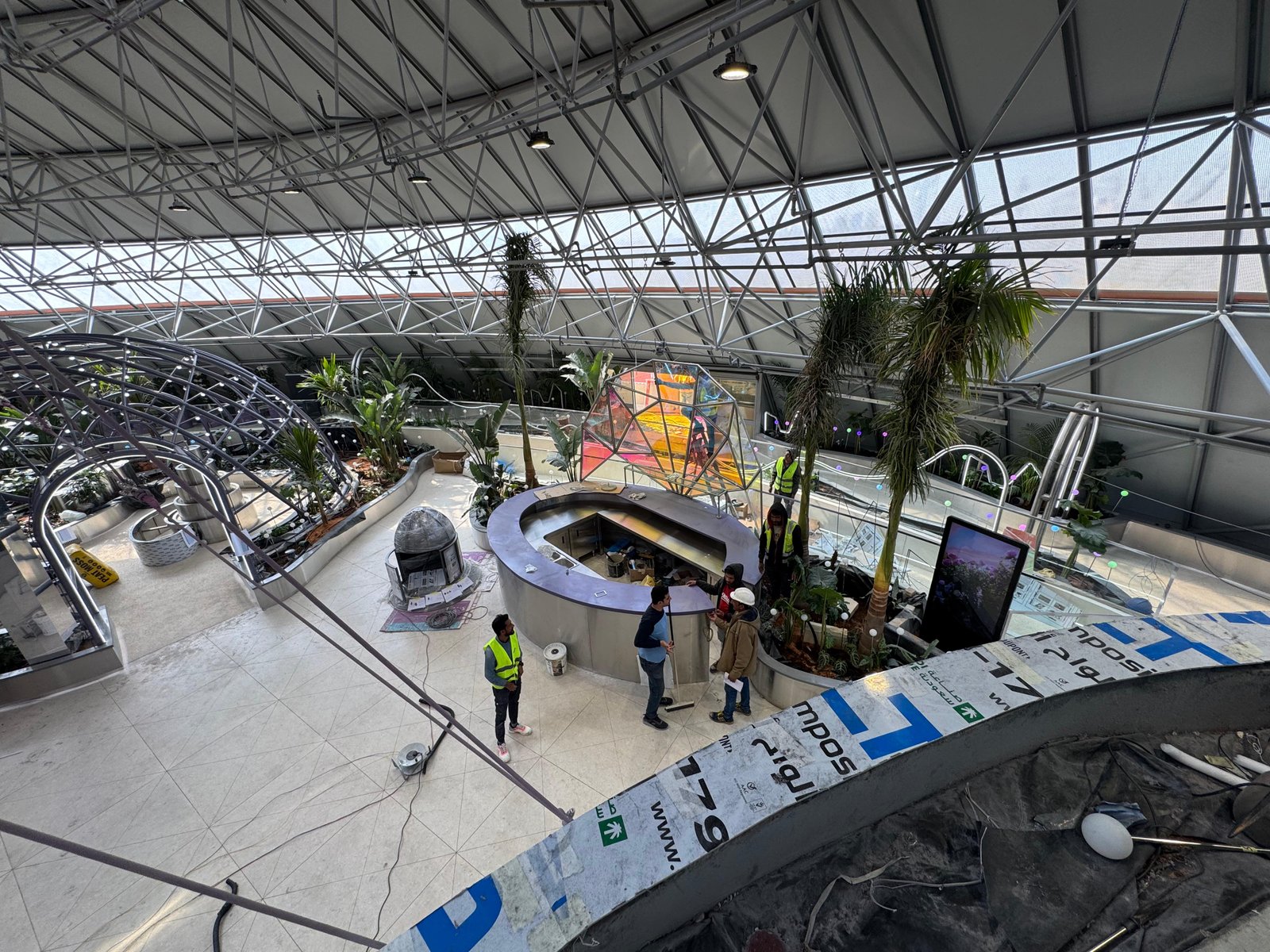 تشطيب صالة استقبال فاخرة